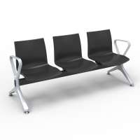 Commercial 3-seat airport chair  bank office beam seat waiting chairs