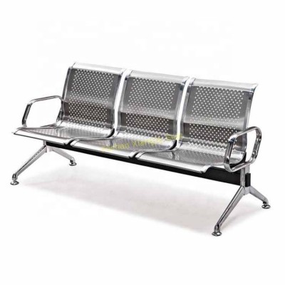 XJ-410 Lounge good price public stainless steel airport chair