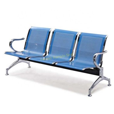 XJ-403B Factory Price Steel Iron Hospital Airport Waiting Room 3 Seater Chair