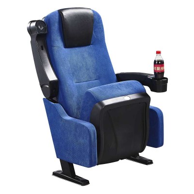 Cheap price folding cinema seats movie theater chair with cup holder