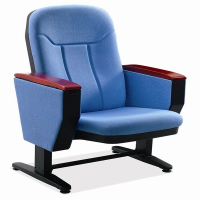 XJ-103B High Quality Fabric Movable Foot  Auditorium Chair For Student Report Room