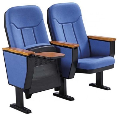 XJ-103 Blue Meeting Chair For School Area Student Report Room With Automatic Return