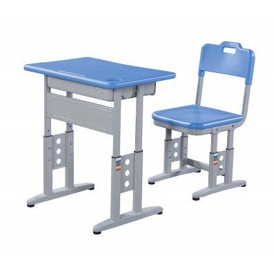 Classroom furniture height adjustable primary school student desk and chair