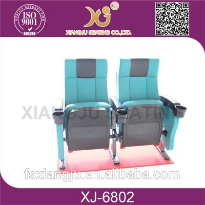 XJ-6802 fabric cover made in China cinem movie chairs for sale