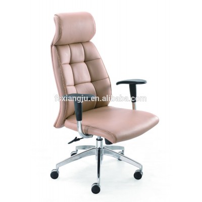 Leather five star feet aerodynamic support racing office chair