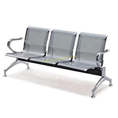 XJ-411 China Supplier Public Outdoor Furniture 3 Seater Bus Station Waiting Chair