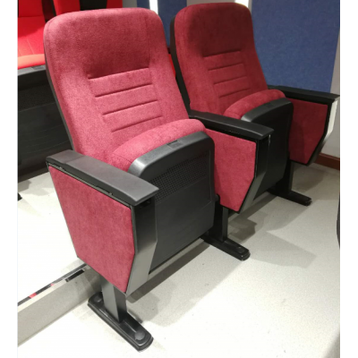 PU comfortable high quality foldable theater auditorium chair